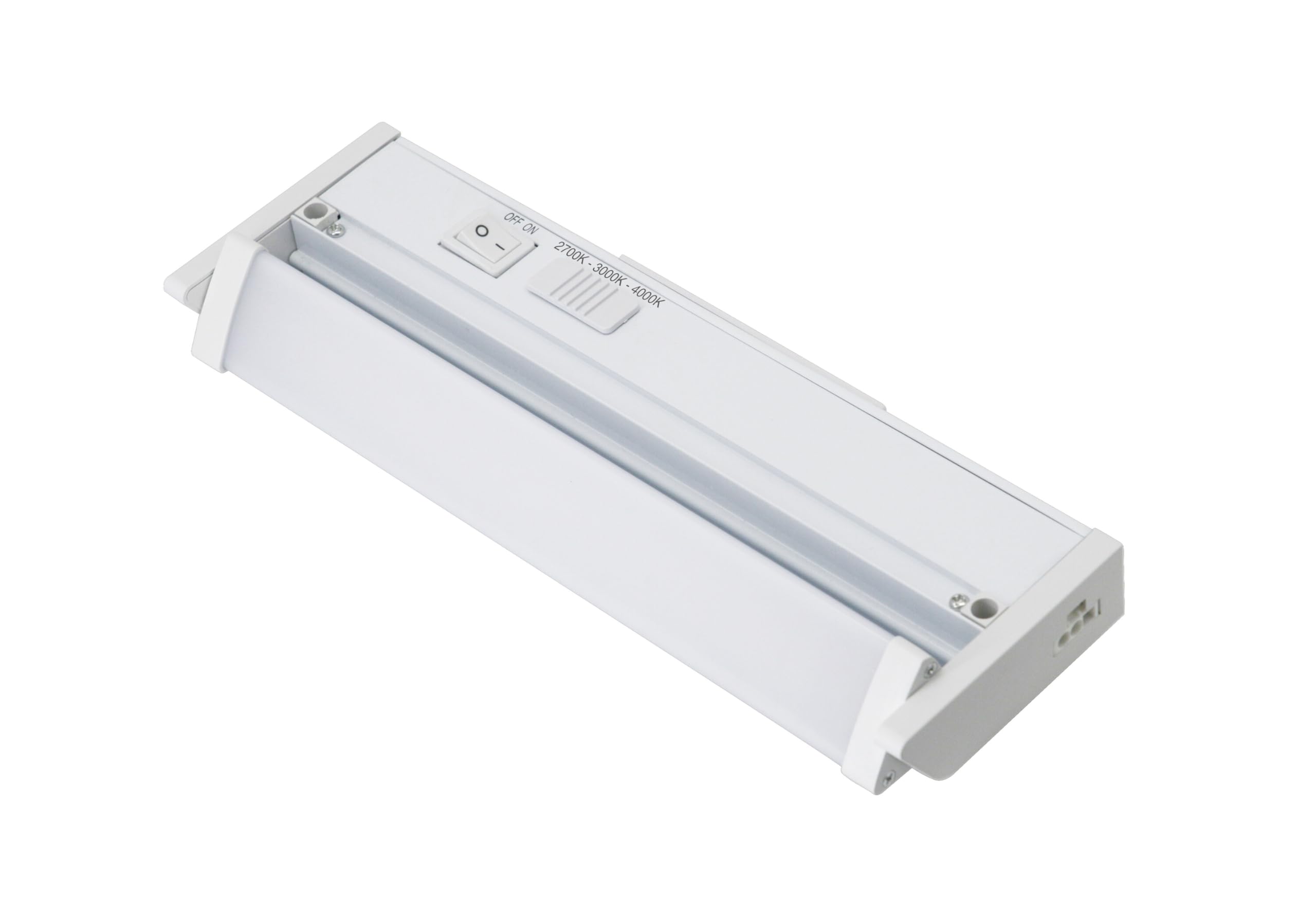 LEDVANCE 10" LED Undercabint Light, 6.5W, 3 CCT Select 2700/3000/4000K, 80 CRI, Linkable, 450 LMS, Accessories Included - 1 Pack (62440) - Image 3
