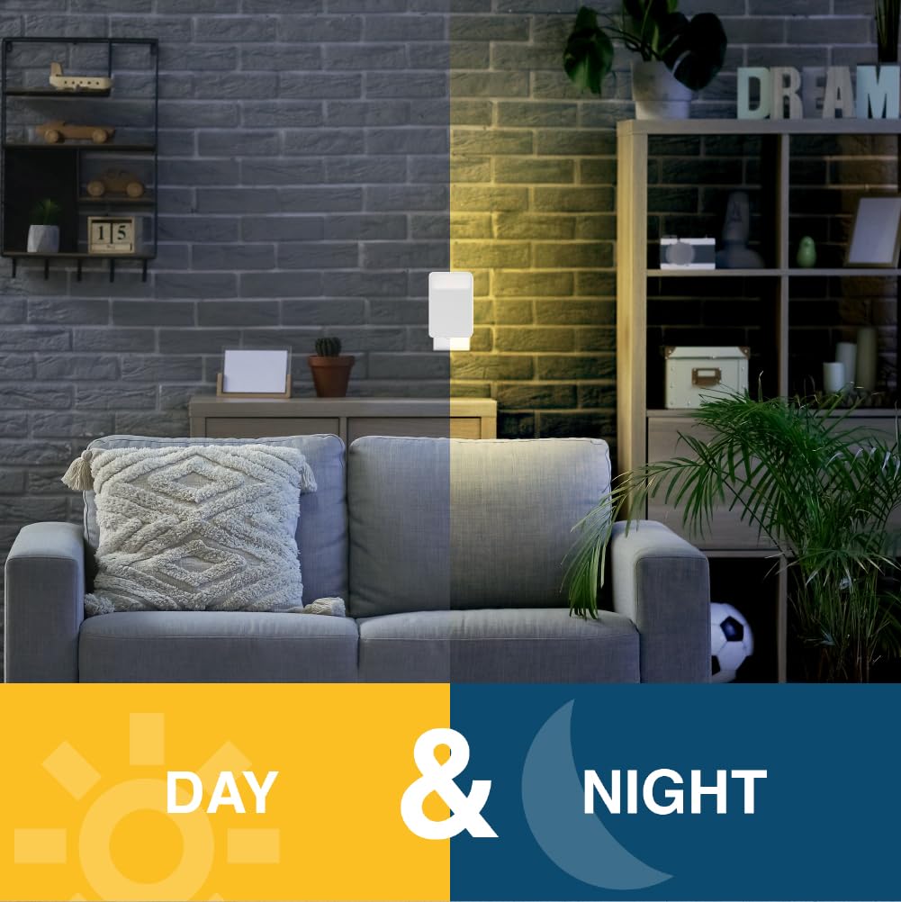 LEDVANCE Correct Title Sylvania LED Night Light with Plug, Dusk to Dawn Sensor, Warm White, 3000K, Dimmable, Indoor, 80 CRI, UL Listed, White Finish - 2 Pack (60902) - Image 7