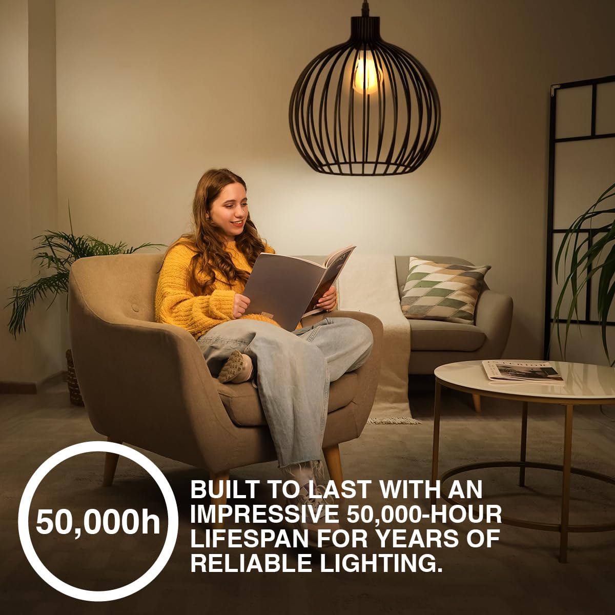 LEDVANCE Sylvania 11" Pendant Light Fixture, 1-Bulb, Adjustable Heigh with Accessories, Hardwire, Black Matte Finish - 1 Pack (63591) - Image 6