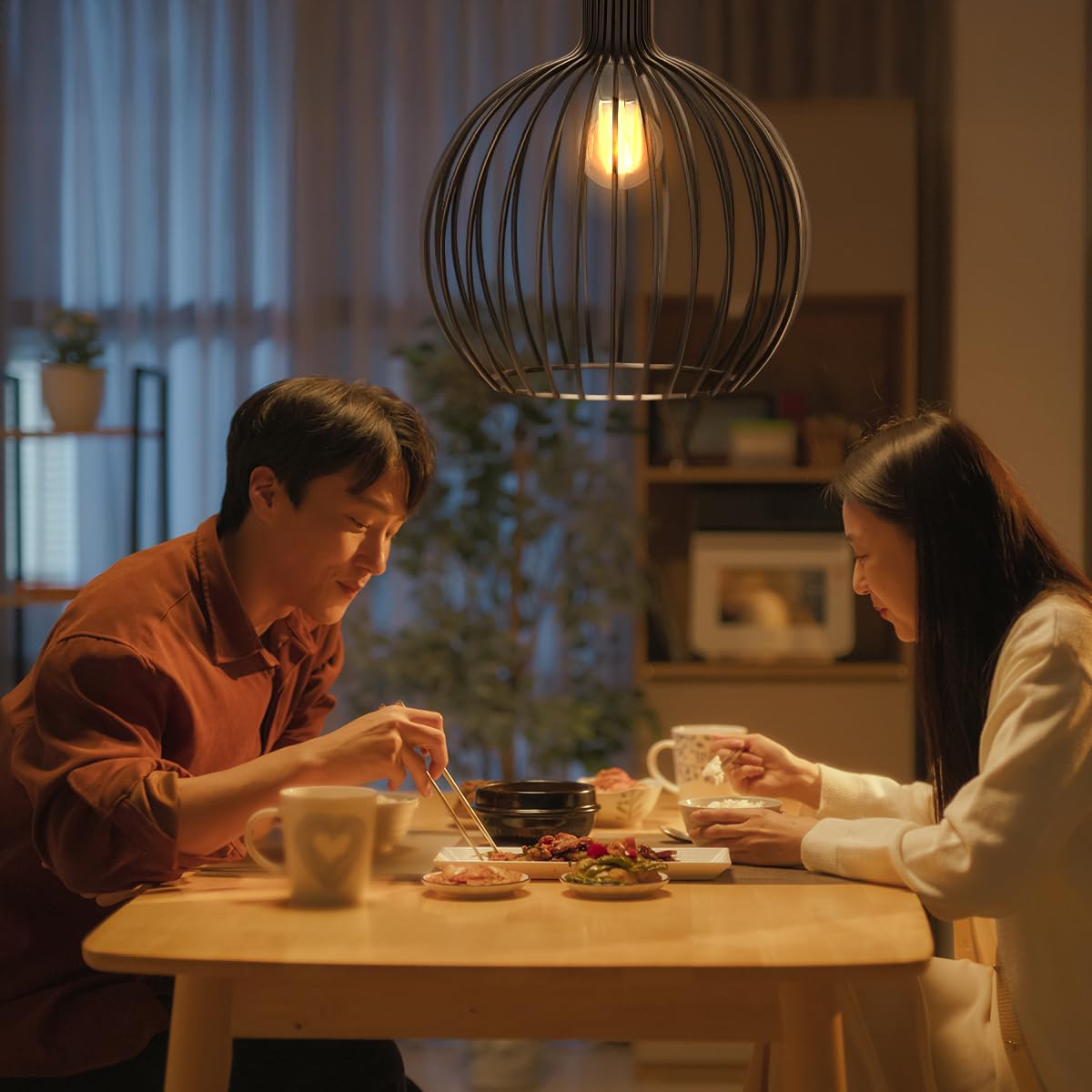 LEDVANCE Sylvania 11" Pendant Light Fixture, 1-Bulb, Adjustable Heigh with Accessories, Hardwire, Black Matte Finish - 1 Pack (63591) - Image 8