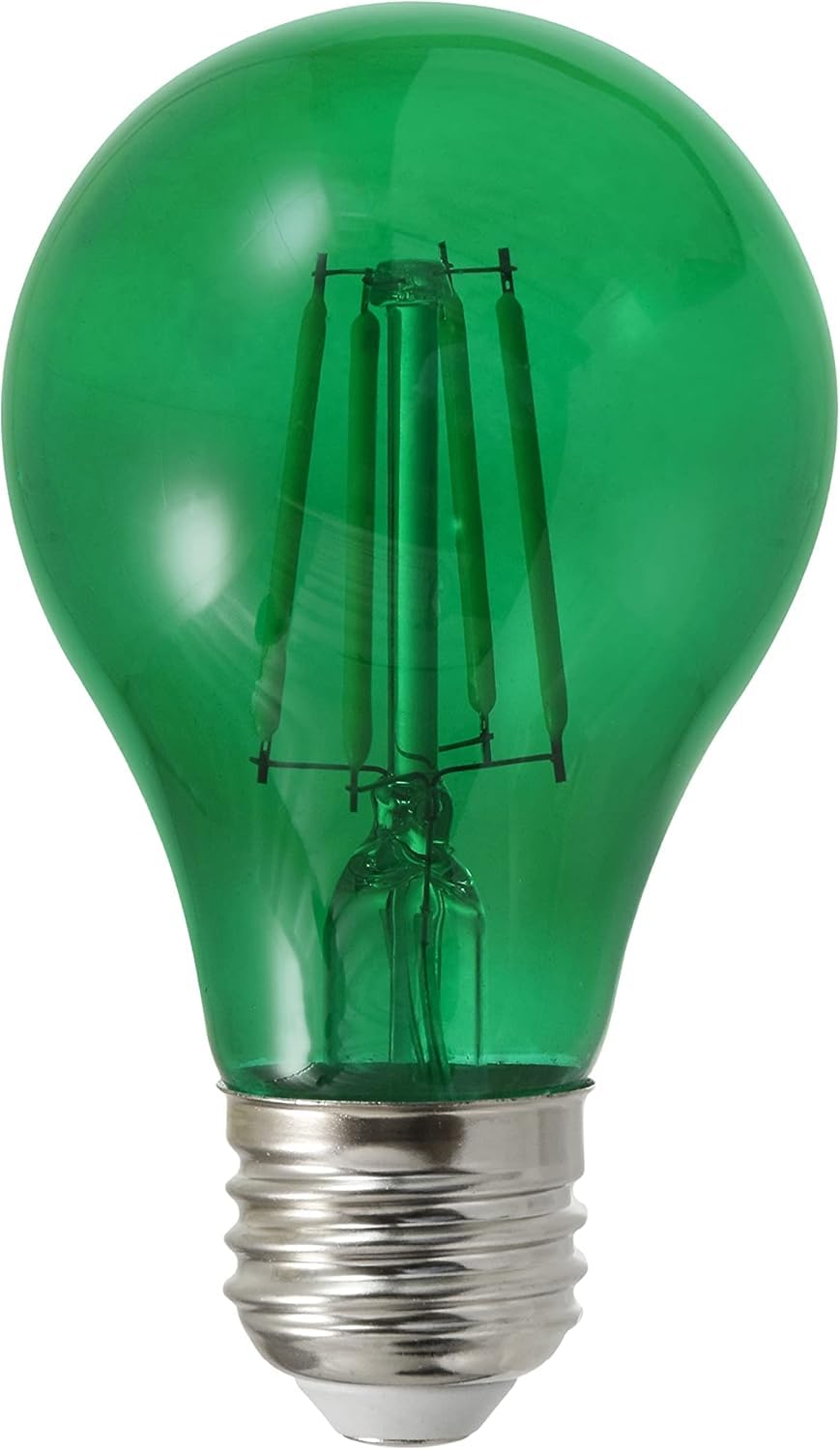 LEDVANCE Sylvania LED Green Glass Filament A19 Light Bulb, Efficient 4.5W, 40W Equivalent, Dimmable, E26 Medium Base - 1 Pack (40303) - Image 8