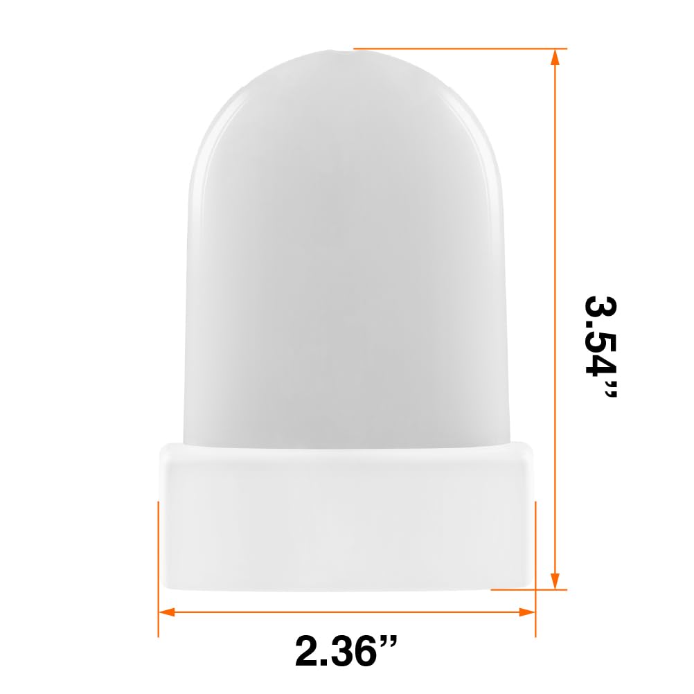 LEDVANCE Sylvania RGBW LED Night Light with Plug, Dusk to Dawn Sensor, 8 Colors, Dimmable, Indoor, 80 CRI, UL Listed, White Finish - 1 Pack (60901) - Image 5