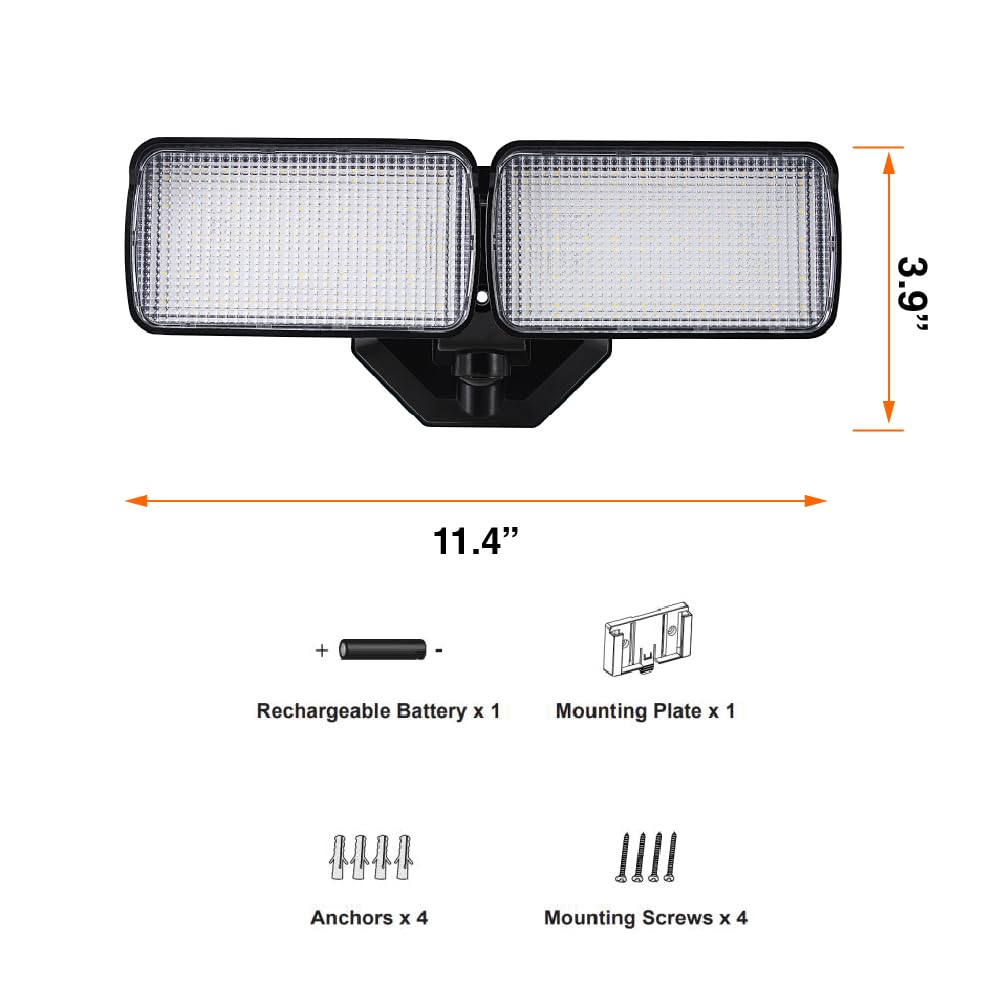 Sylvania 18W Security LED Light with Motion Sensor, Hardwired, 2000 LMS, Wet Rated, 5000K, Daylight - 1 Pack (66476) - Image 5