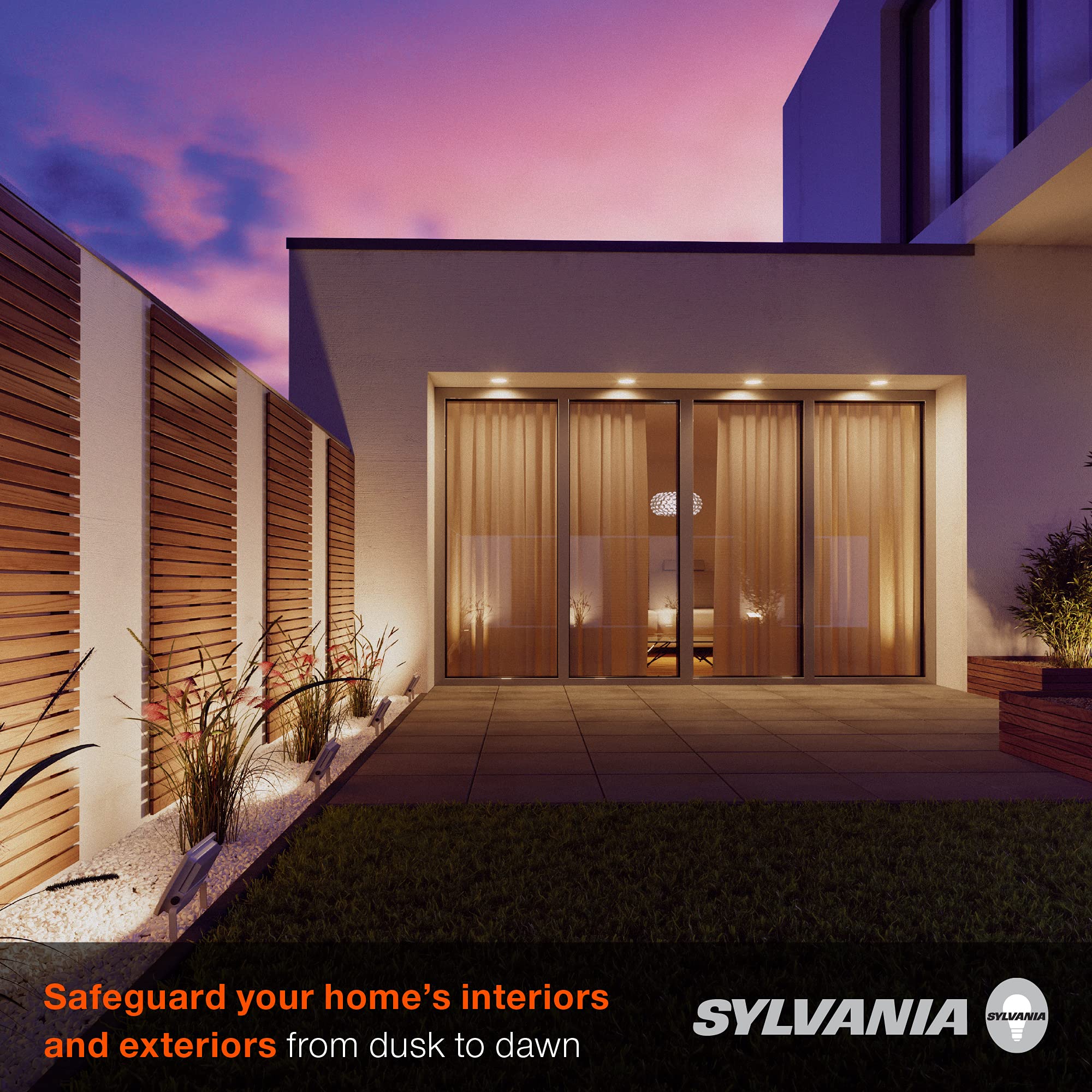 Sylvania Dusk to Dawn PAR38 LED Light Bulb with Auto On/Off Light Sensor, 120W=14W, 1250 Lumens, 5000K, Daylight - 1 Pack (41363) - Image 6