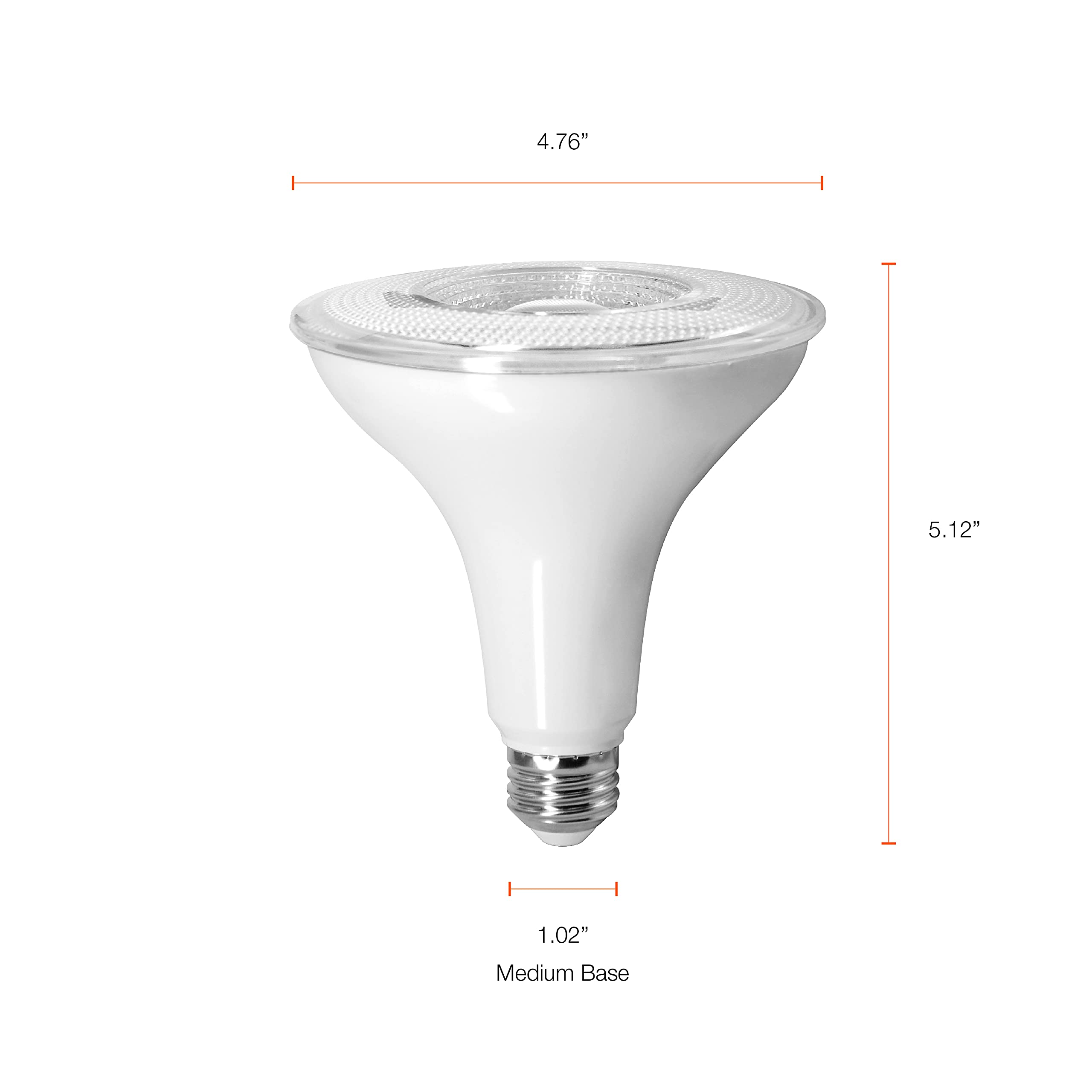 Sylvania Dusk to Dawn PAR38 LED Light Bulb with Auto On/Off Light Sensor, 120W=14W, 1250 Lumens, 5000K, Daylight - 1 Pack (41363) - Image 7