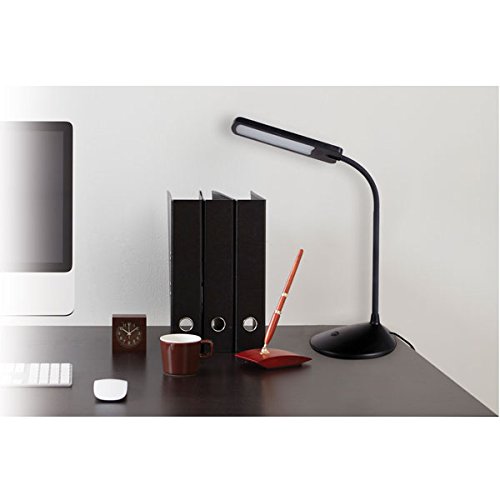 Sylvania Home Lighting 60030 Desk Lamp, 15.5" x 7" x 14", Black - Image 3