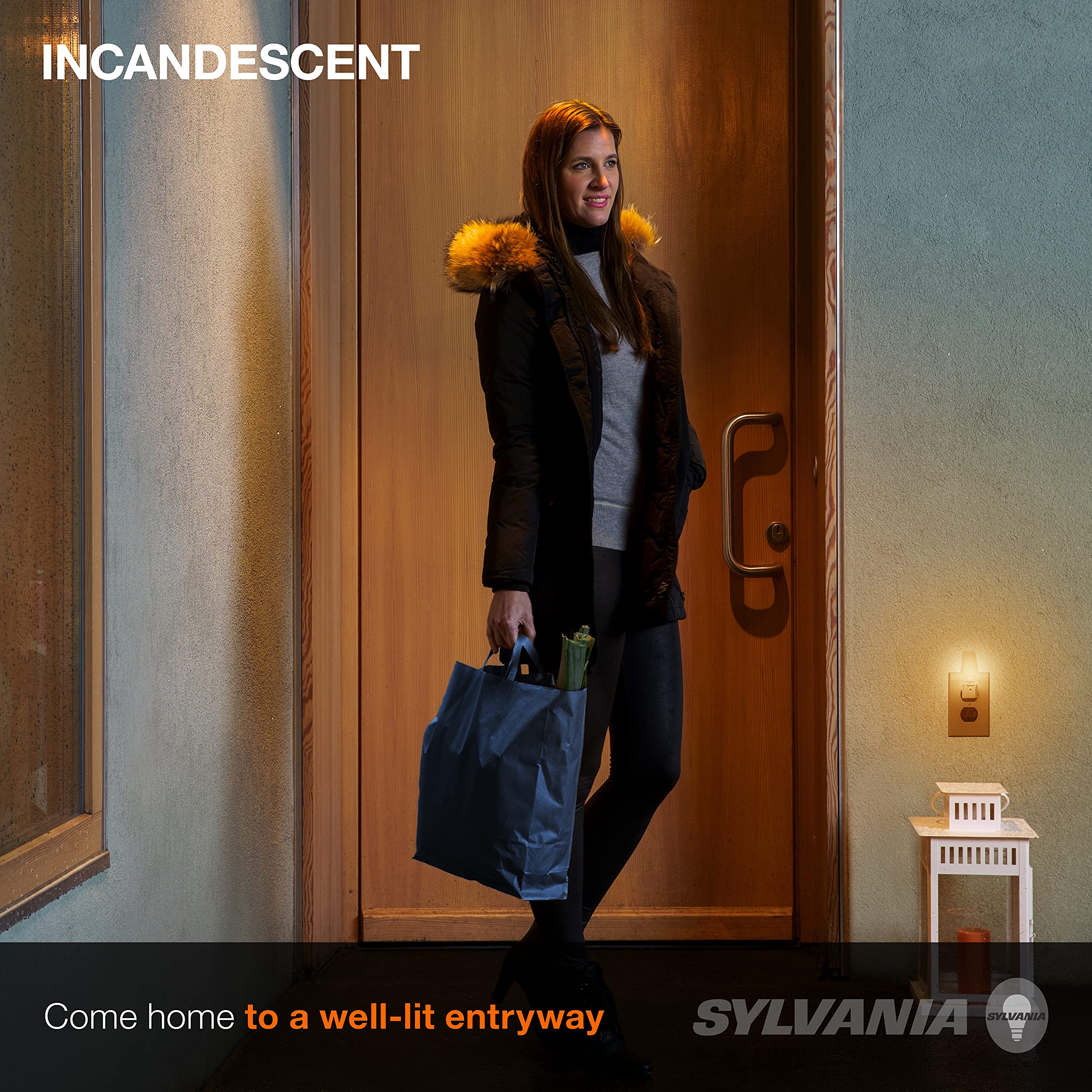 Sylvania Incandescent 4W C7 Night Light Bulb, E12 Candelabra Base, 15 Lumens, Frosted Finish, 2850K, White - 4 Pack (13553) - Image 6