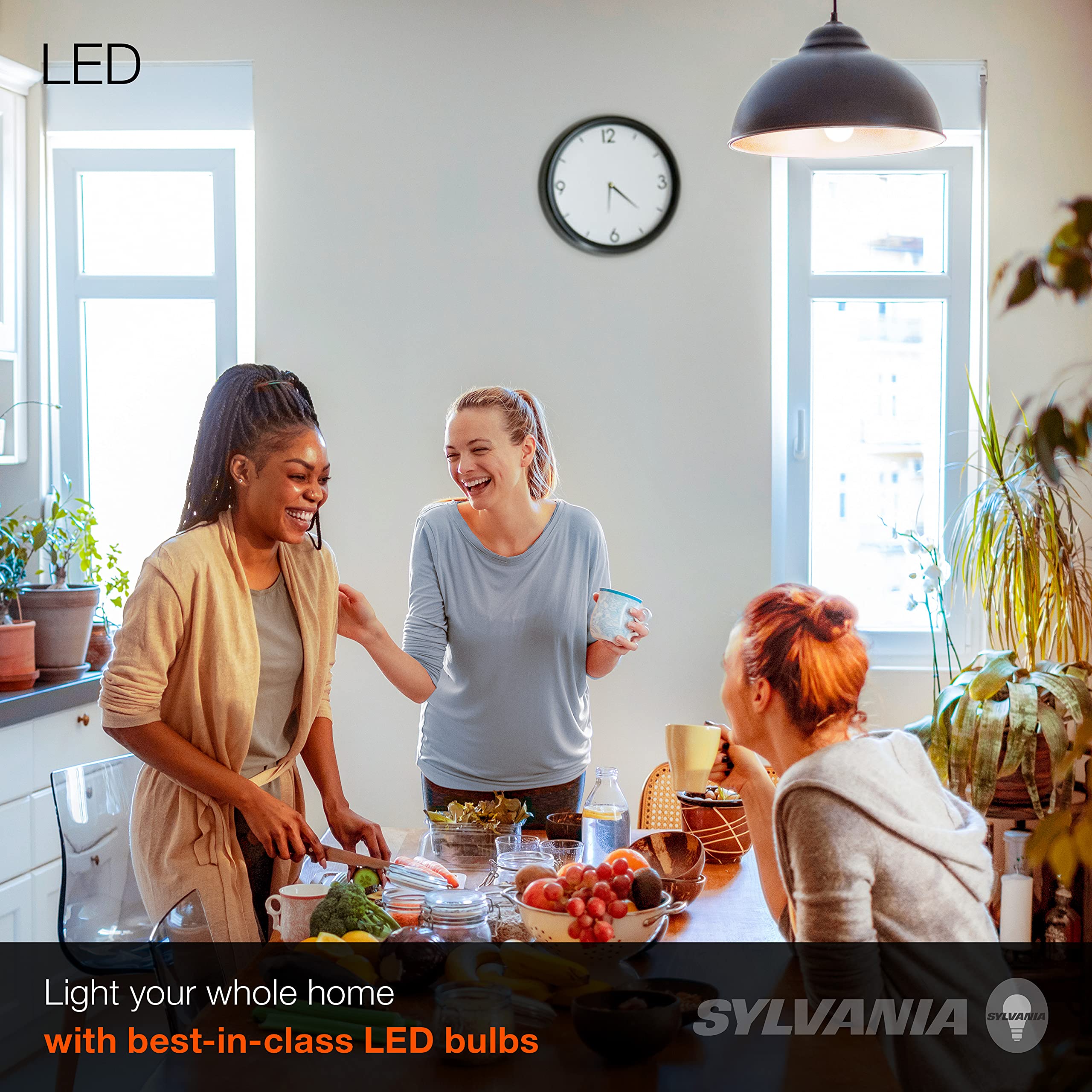 Sylvania LED A19 Light Bulb, 60W Equivalent, Efficient 8.5W, 10 Year, 2700K, 800 Lumens, Frosted, Soft White (74765), Packaging May Vary (Pack of 1, 24 Count Total) - Image 4