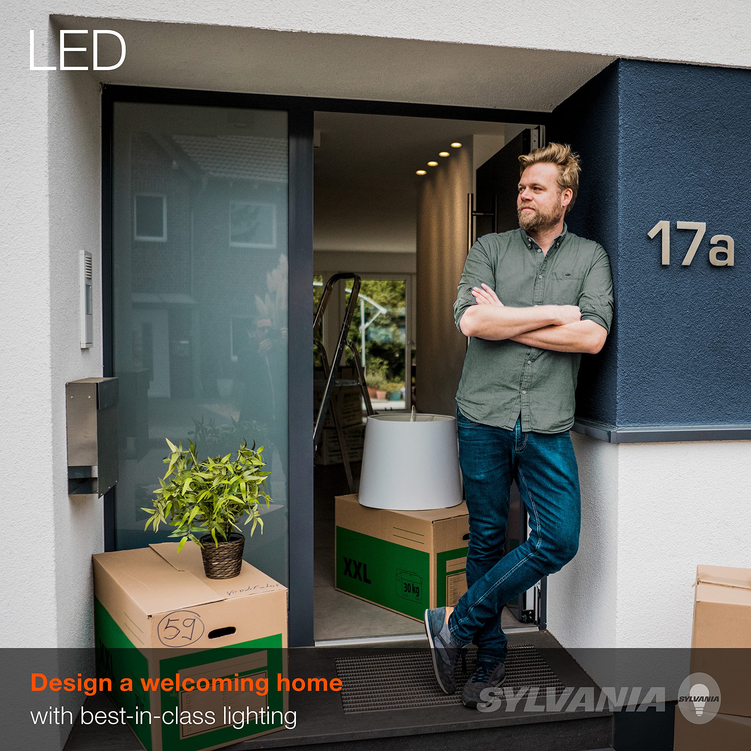 SYLVANIA LED Flood R20 Light Bulb, 50W=5W, 10 Year, 325 Lumens, E26 Medium Base, Dimmable, 2700K, Soft White - 2 Pack (73993) - Image 3