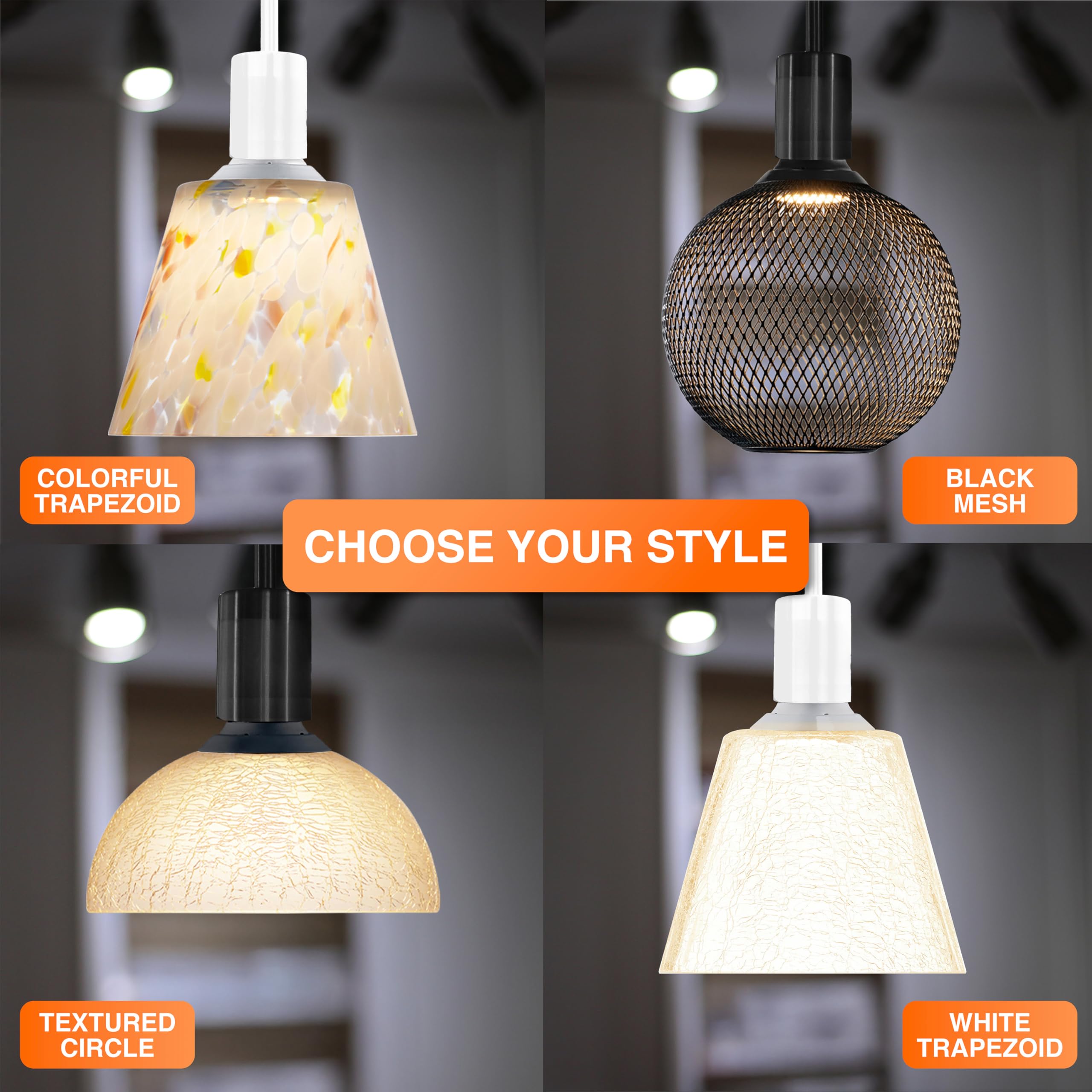 Sylvania LED Glass Lamp with Colorful Trapezoid Shape, 3.5W, E26 Medium Base, 300 Lumens, 3000K, Warm White, for Living Rooms/Hallways/Bedrooms - 1 Pack (42695) - Image 3