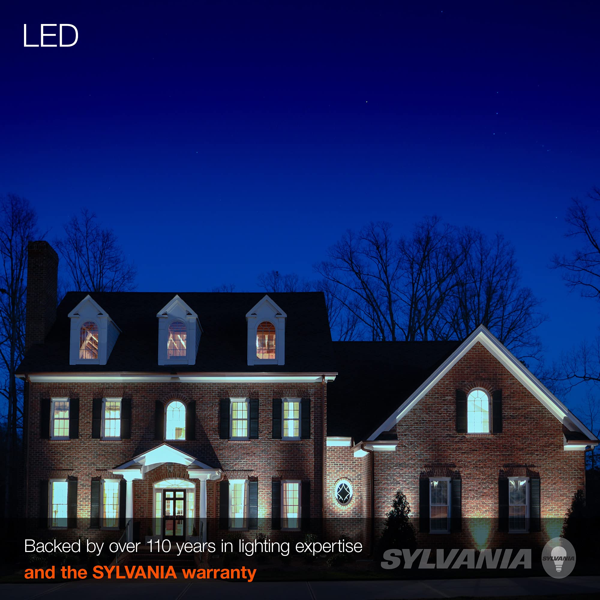 Sylvania LED Outdoor Bullet Floodlight with Integrated Knuckle, 15W, Bronze Finish, 1250 Lumens, 5000K, Daylight – 1 Pack (60182) - Image 4