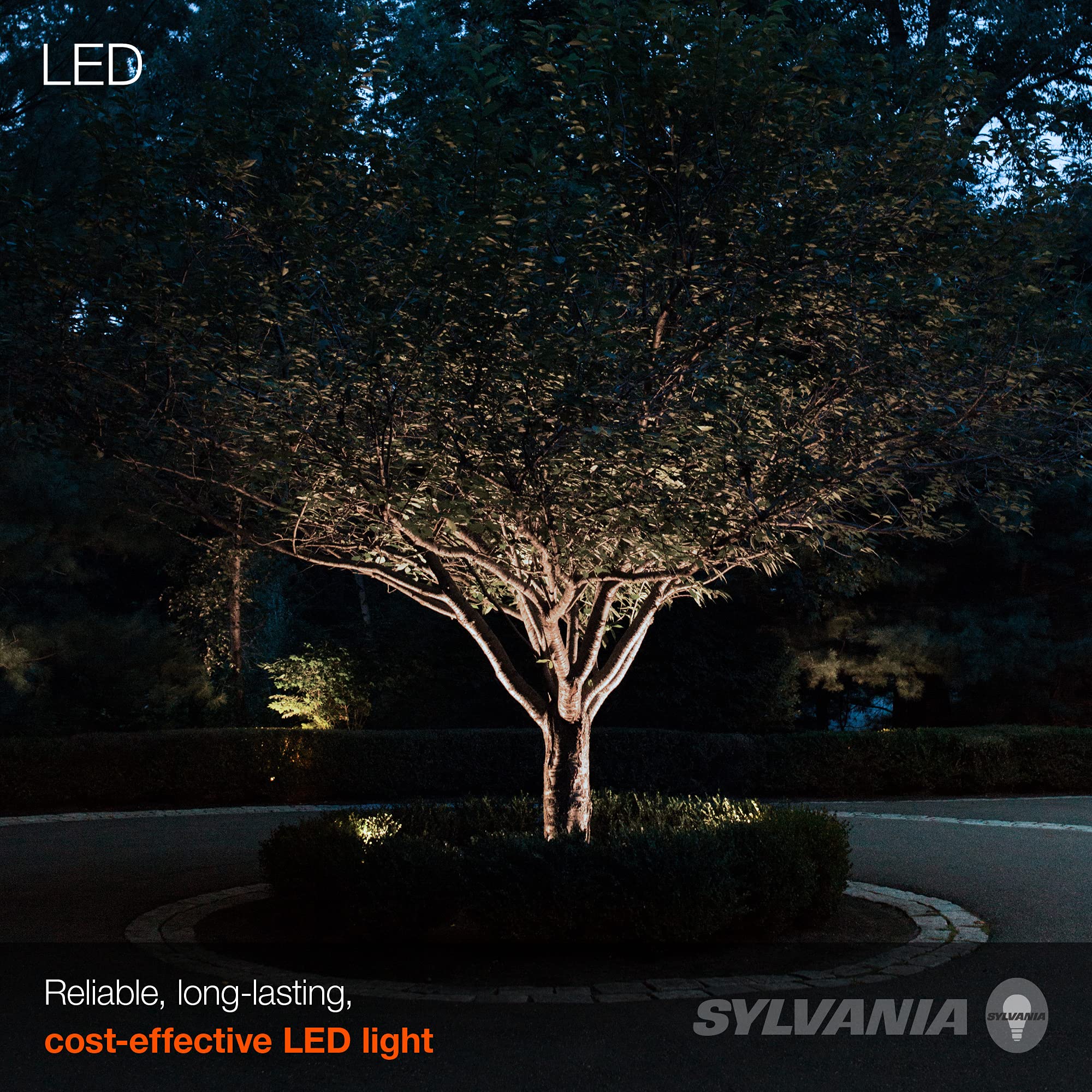 Sylvania LED Outdoor Bullet Floodlight with Integrated Knuckle, 15W, Bronze Finish, 1250 Lumens, 5000K, Daylight – 1 Pack (60182) - Image 5