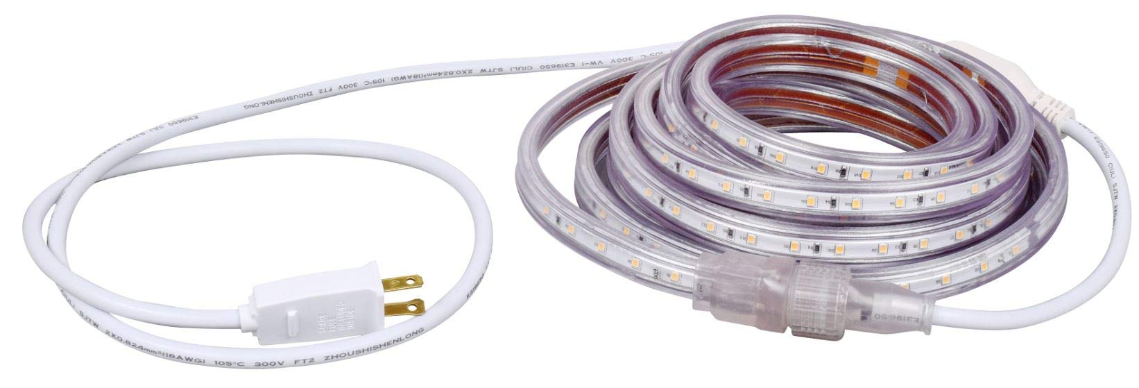 Sylvania LED Plug-in Outdoor Flex Light Strip Complete Lighting Kit 16.4 Inch, 3000K Bright White Color Temperature - 1 Pack - Image 3
