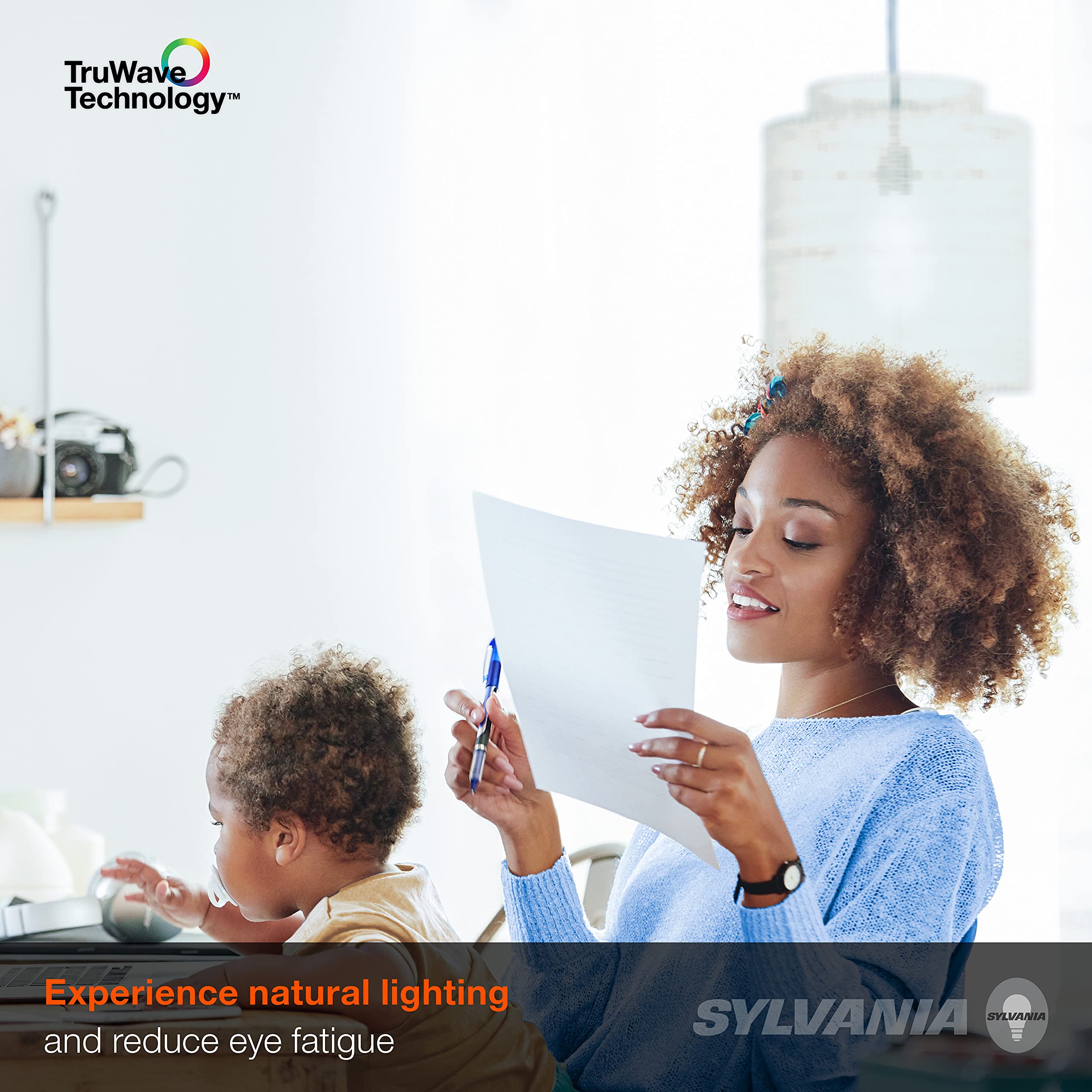 Sylvania LED TruWave Natural Series R20 Light Bulb, 50W Equivalent Efficient 5W, Medium Base, Dimmable Frosted 5000K Daylight, 2 Pack - Image 6