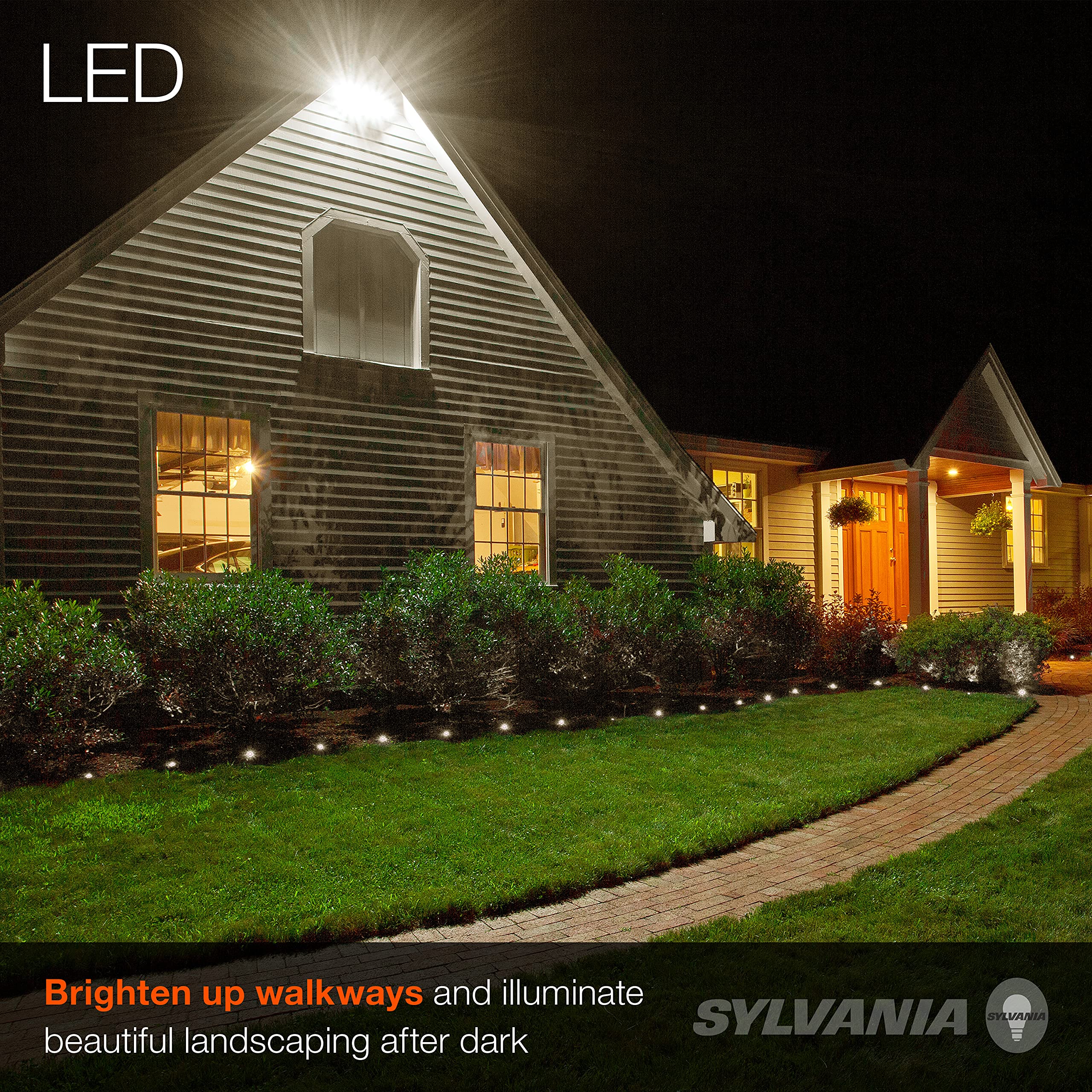 Sylvania Night Chaser LED PAR38 Light Bulb, 250W=25W, Dimmable, Super Bright 2650 Lumen, 3000K, Neutral White - 1 Pack (74793) - Image 3