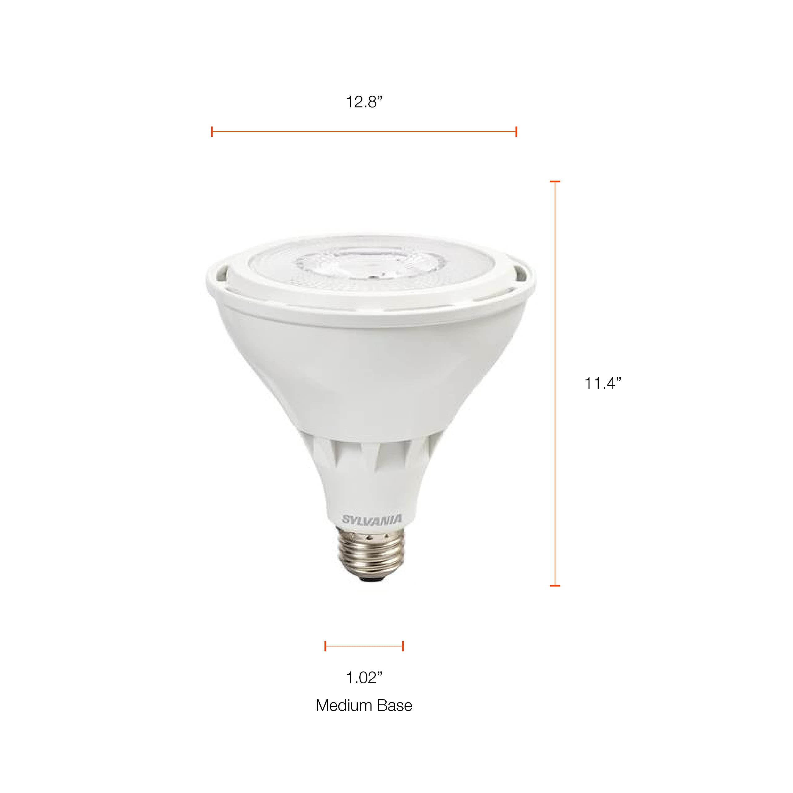 Sylvania Night Chaser LED PAR38 Light Bulb, 250W=25W, Dimmable, Super Bright 2650 Lumen, 3000K, Neutral White - 1 Pack (74793) - Image 7