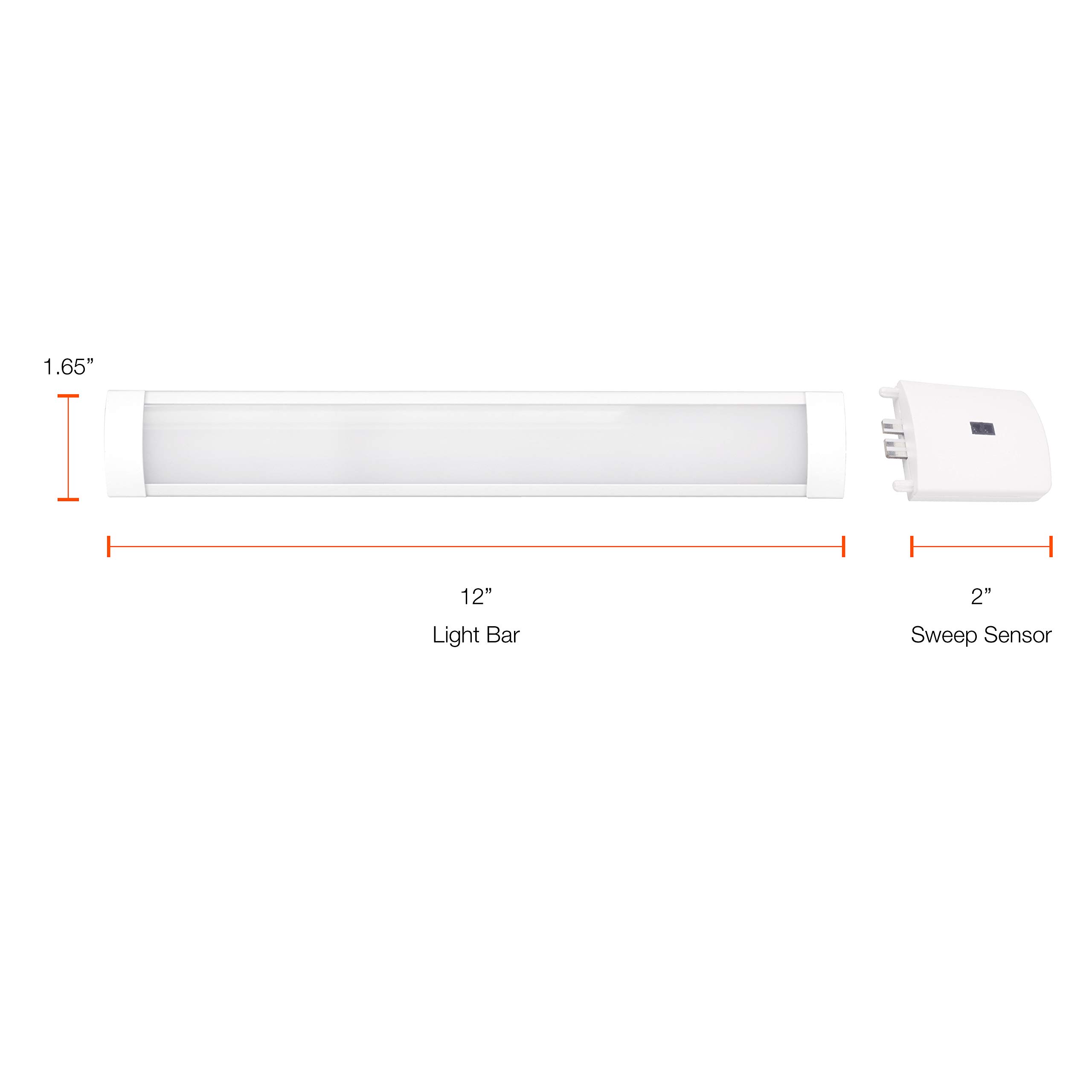 Sylvania TruWave Natural Series 3-Way Selectable 12" LED Under Cabinet Light Starter Kit, Soft / Cool / Daylight, Hardwire - 1 Pack - Image 6